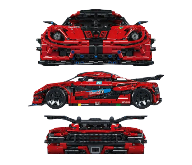 Mould King Klocki konstrukcyjne Supersamochód Koenigsegg 3063 el. - 1551541 - zdjęcie 2